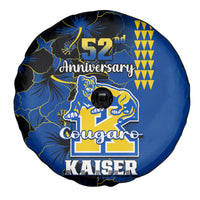 Hawaii Kaiser High School Spare Tire Cover Kakau Mix Hibiscus Happy 52nd Anniversary - Wonder Print Shop