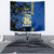 Hawaii Kaiser High School Tapestry Kakau Mix Hibiscus Happy 52nd Anniversary - Wonder Print Shop