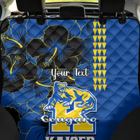 Personalised Hawaii Kaiser High School Back Car Seat Cover Kakau Mix Hibiscus Happy 52nd Anniversary - Wonder Print Shop