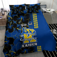 Personalised Hawaii Kaiser High School Bedding Set Kakau Mix Hibiscus Happy 52nd Anniversary - Wonder Print Shop