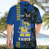 Personalised Hawaii Kaiser High School Hawaiian Shirt Kakau Mix Hibiscus Happy 52nd Anniversary - Wonder Print Shop