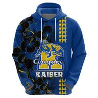 Personalised Hawaii Kaiser High School Hoodie Kakau Mix Hibiscus Happy 52nd Anniversary - Wonder Print Shop