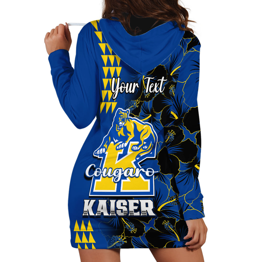 Personalised Hawaii Kaiser High School Hoodie Dress Kakau Mix Hibiscus Happy 52nd Anniversary - Wonder Print Shop
