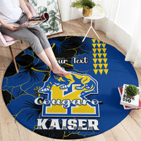 personalised-hawaii-kaiser-high-school-round-carpet-kakau-mix-hibiscus-happy-52nd-anniversary