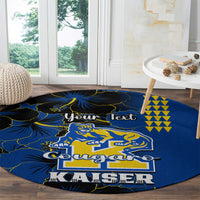 personalised-hawaii-kaiser-high-school-round-carpet-kakau-mix-hibiscus-happy-52nd-anniversary