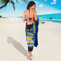 Personalised Hawaii Kaiser High School Sarong Kakau Mix Hibiscus Happy 52nd Anniversary - Wonder Print Shop