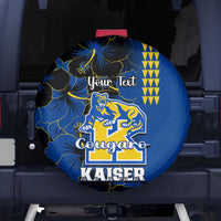 Personalised Hawaii Kaiser High School Spare Tire Cover Kakau Mix Hibiscus Happy 52nd Anniversary - Wonder Print Shop