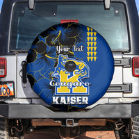 Personalised Hawaii Kaiser High School Spare Tire Cover Kakau Mix Hibiscus Happy 52nd Anniversary - Wonder Print Shop