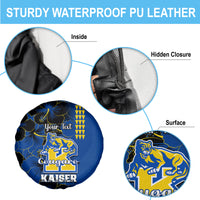 Personalised Hawaii Kaiser High School Spare Tire Cover Kakau Mix Hibiscus Happy 52nd Anniversary - Wonder Print Shop