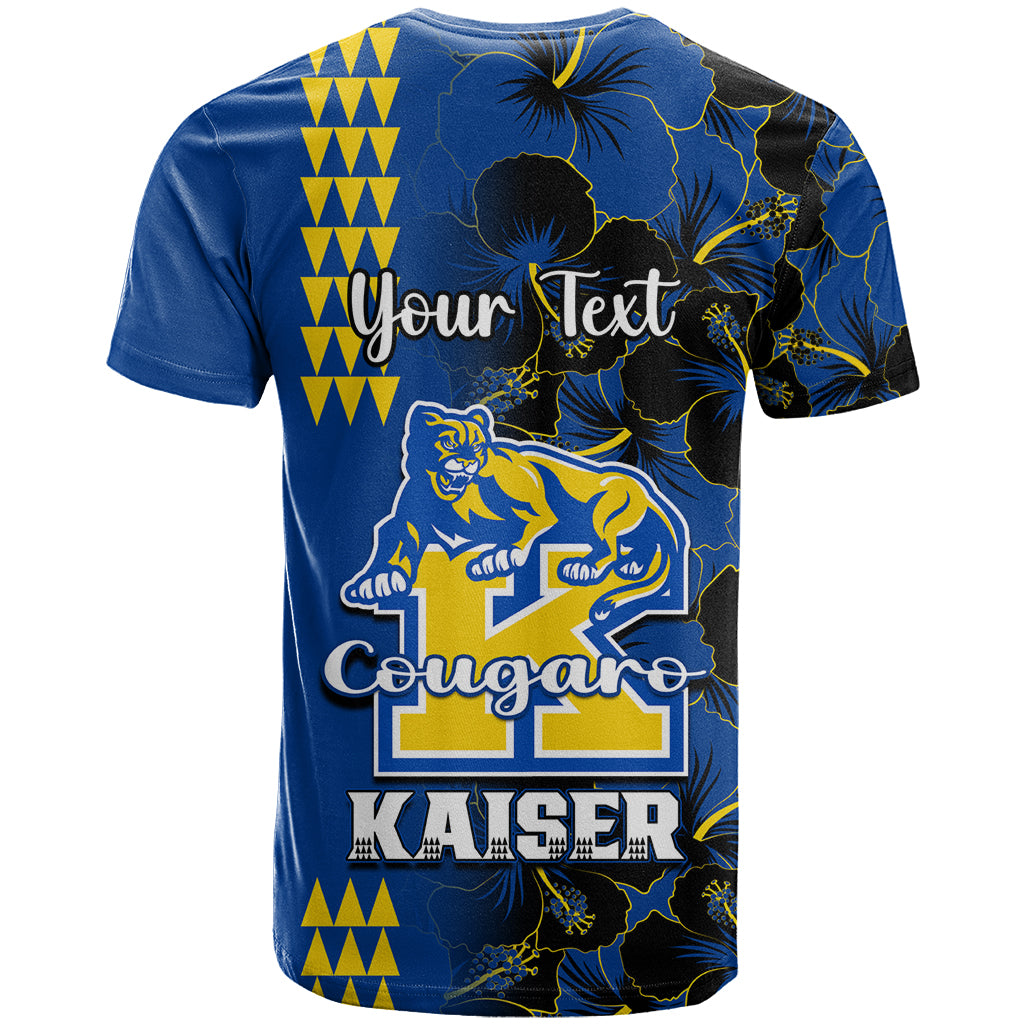 Personalised Hawaii Kaiser High School T Shirt Kakau Mix Hibiscus Happy 52nd Anniversary - Wonder Print Shop