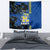 Personalised Hawaii Kaiser High School Tapestry Kakau Mix Hibiscus Happy 52nd Anniversary - Wonder Print Shop