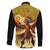 Mexico Panquetzaliztli Family Matching Off The Shoulder Long Sleeve Dress and Hawaiian Shirt Huitzilopochtli - Aztec God of Sun and War - Wonder Print Shop