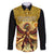 Mexico Panquetzaliztli Family Matching Off Shoulder Short Dress and Hawaiian Shirt Huitzilopochtli - Aztec God of Sun and War - Wonder Print Shop