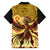 Mexico Panquetzaliztli Family Matching Puletasi and Hawaiian Shirt Huitzilopochtli - Aztec God of Sun and War - Wonder Print Shop