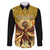 Mexico Panquetzaliztli Family Matching Short Sleeve Bodycon Dress and Hawaiian Shirt Huitzilopochtli - Aztec God of Sun and War - Wonder Print Shop