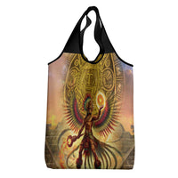 Mexico Panquetzaliztli Grocery Bag Huitzilopochtli - Aztec God of Sun and War