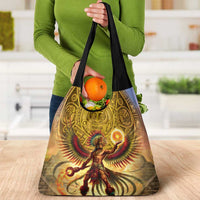 Mexico Panquetzaliztli Grocery Bag Huitzilopochtli - Aztec God of Sun and War