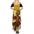 Mexico Panquetzaliztli Summer Maxi Dress Huitzilopochtli - Aztec God of Sun and War - Wonder Print Shop