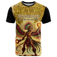 Mexico Panquetzaliztli T Shirt Huitzilopochtli - Aztec God of Sun and War - Wonder Print Shop