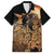 Mexico Warrior Family Matching Long Sleeve Bodycon Dress and Hawaiian Shirt Huitzilopochtli With Aztec Hummingbird - Wonder Print Shop