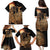 Mexico Warrior Family Matching Puletasi and Hawaiian Shirt Huitzilopochtli With Aztec Hummingbird - Wonder Print Shop