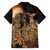 Mexico Warrior Family Matching Tank Maxi Dress and Hawaiian Shirt Huitzilopochtli With Aztec Hummingbird - Wonder Print Shop