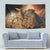 Mexico Warrior Tapestry Huitzilopochtli With Aztec Hummingbird - Wonder Print Shop