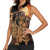 Mexico Warrior Women Sleeveless Polo Shirt Huitzilopochtli With Aztec Hummingbird - Wonder Print Shop