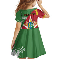 Personalized Suriname Independence Day Family Matching Off The Shoulder Long Sleeve Dress and Hawaiian Shirt Coat Of Arms - Flag Style - Wonder Print Shop