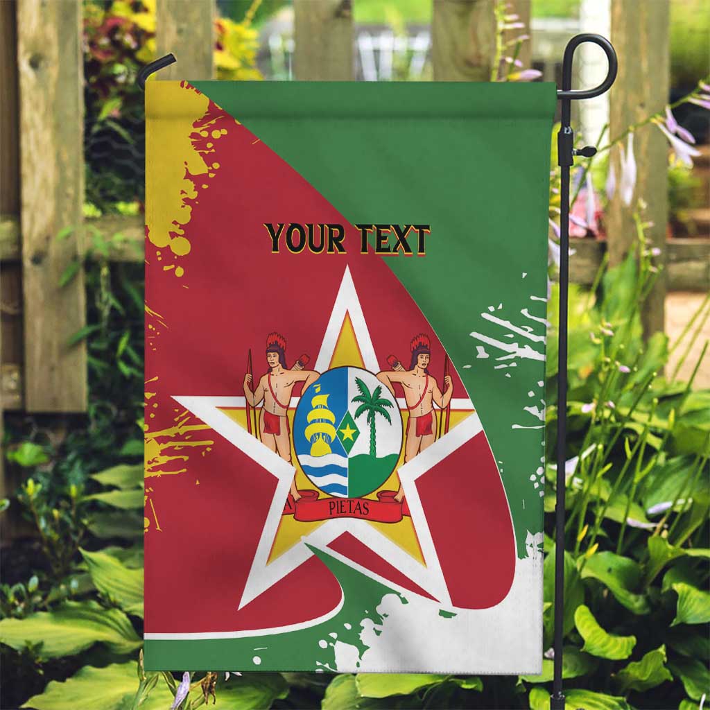 Personalized Suriname Independence Day Garden Flag Coat Of Arms - Flag Style - Wonder Print Shop