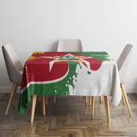 Personalized Suriname Independence Day Tablecloth Coat Of Arms - Flag Style - Wonder Print Shop