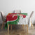 Personalized Suriname Independence Day Tablecloth Coat Of Arms - Flag Style - Wonder Print Shop