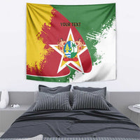 Personalized Suriname Independence Day Tapestry Coat Of Arms - Flag Style - Wonder Print Shop