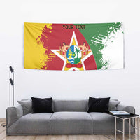 Personalized Suriname Independence Day Tapestry Coat Of Arms - Flag Style - Wonder Print Shop