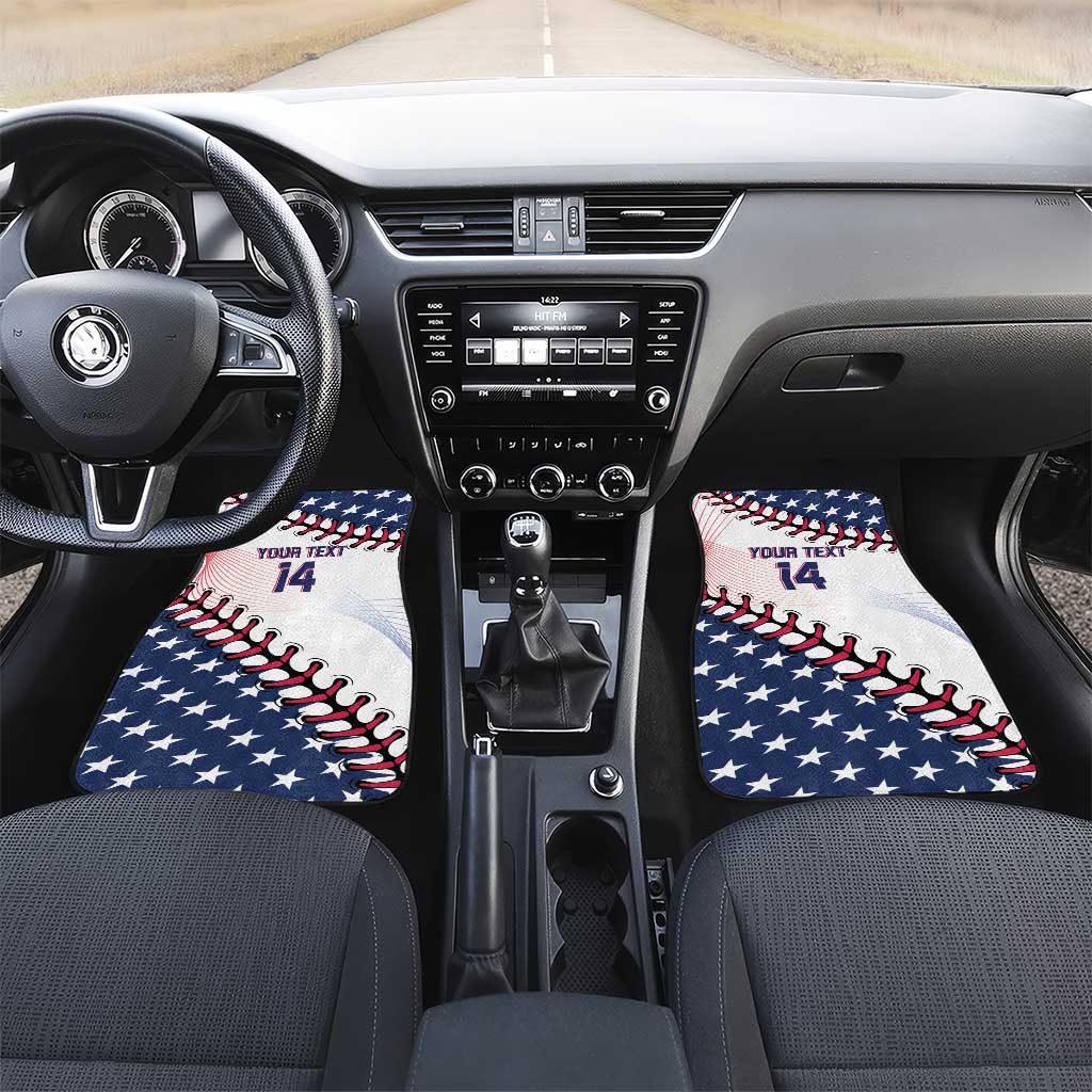 Custom Baseball 2024 USA Car Mats Go United States - Wonder Print Shop