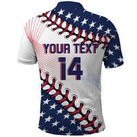Custom Baseball 2024 USA Polo Shirt Go United States - Wonder Print Shop