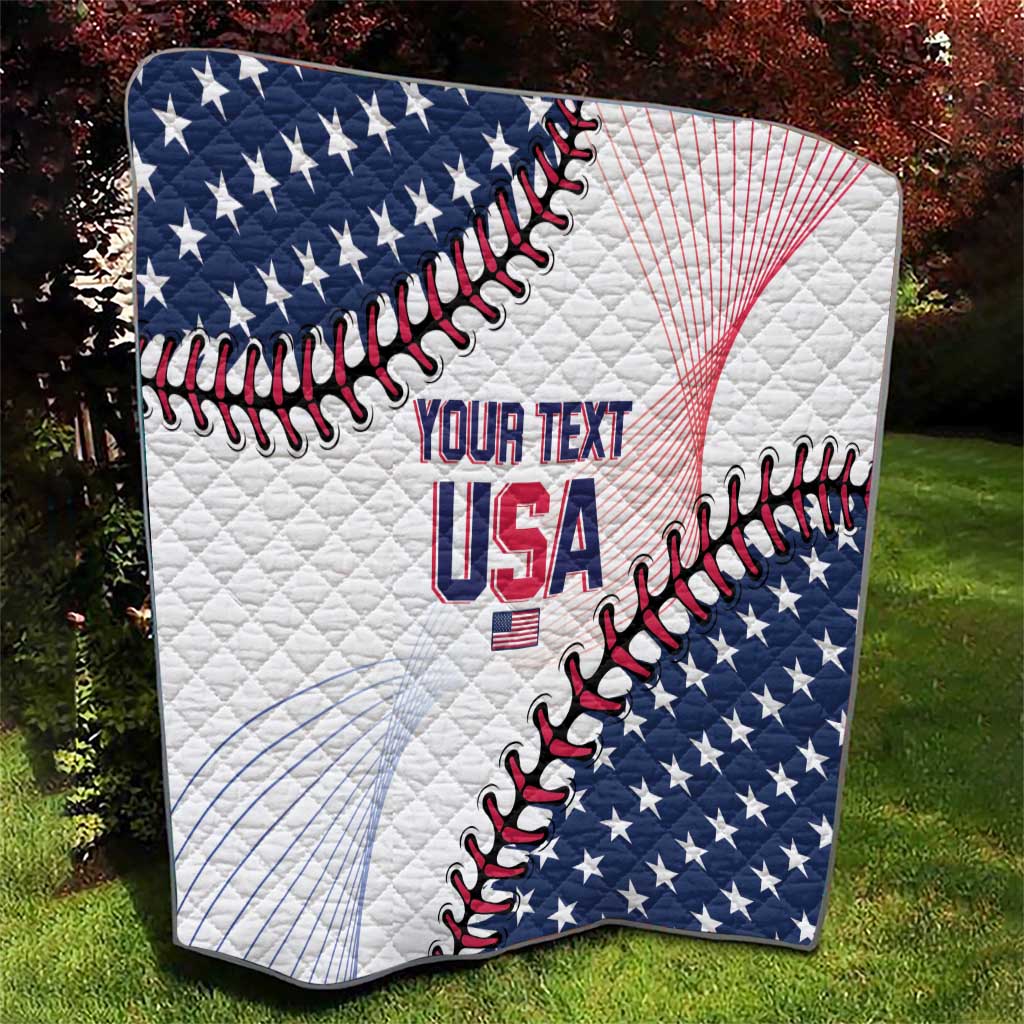 Custom Baseball 2024 USA Quilt Go United States - Wonder Print Shop