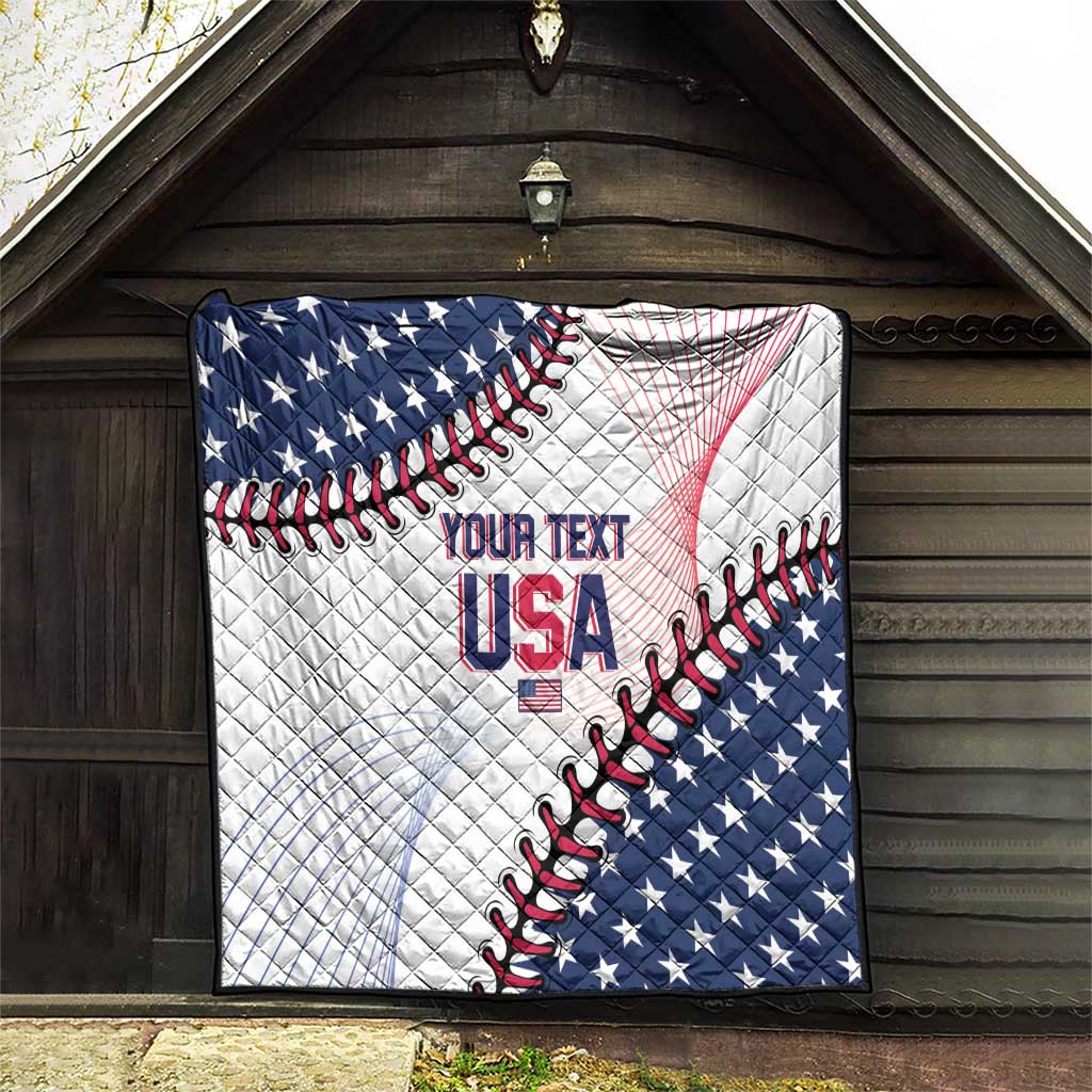 Custom Baseball 2024 USA Quilt Go United States - Wonder Print Shop