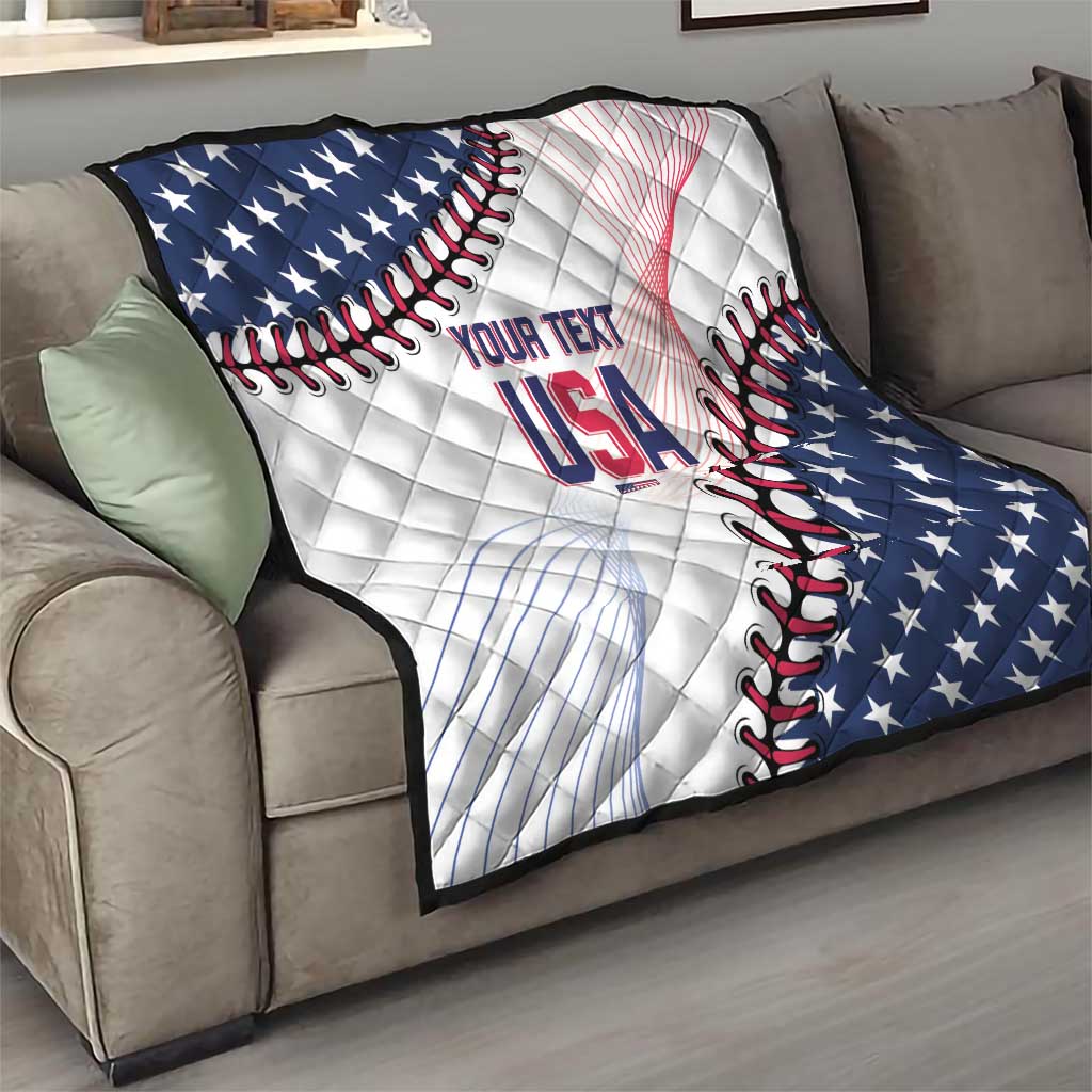 Custom Baseball 2024 USA Quilt Go United States - Wonder Print Shop
