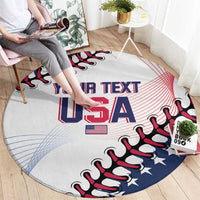 Custom Baseball 2024 USA Round Carpet Go United States