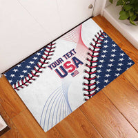 Custom Baseball 2024 USA Rubber Doormat Go United States - Wonder Print Shop