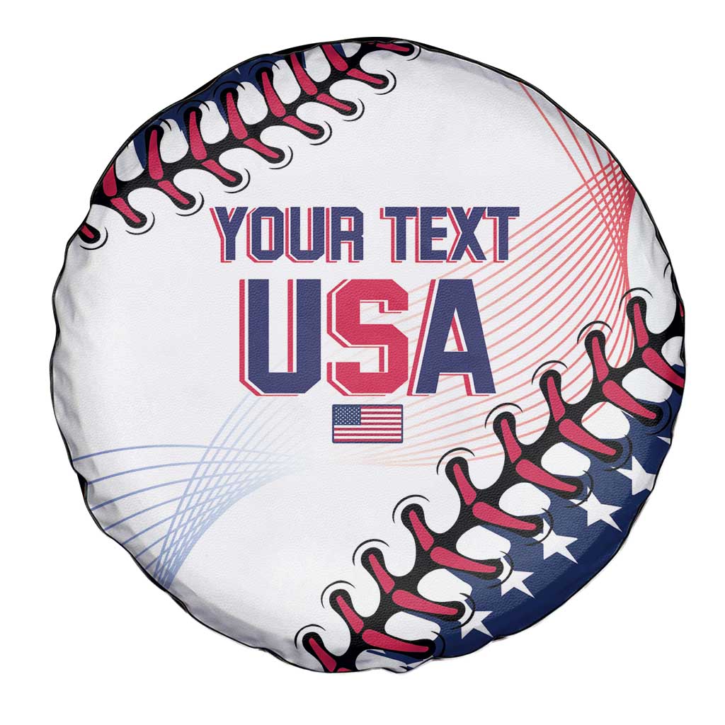 Custom Baseball 2024 USA Spare Tire Cover Go United States - Wonder Print Shop