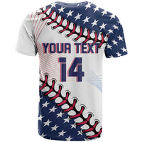 Custom Baseball 2024 USA T Shirt Go United States - Wonder Print Shop