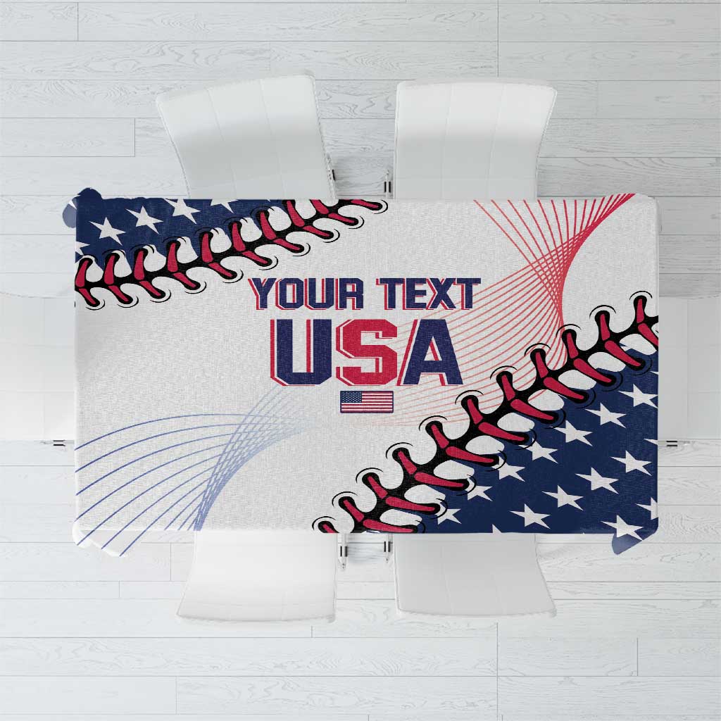 Custom Baseball 2024 USA Tablecloth Go United States - Wonder Print Shop