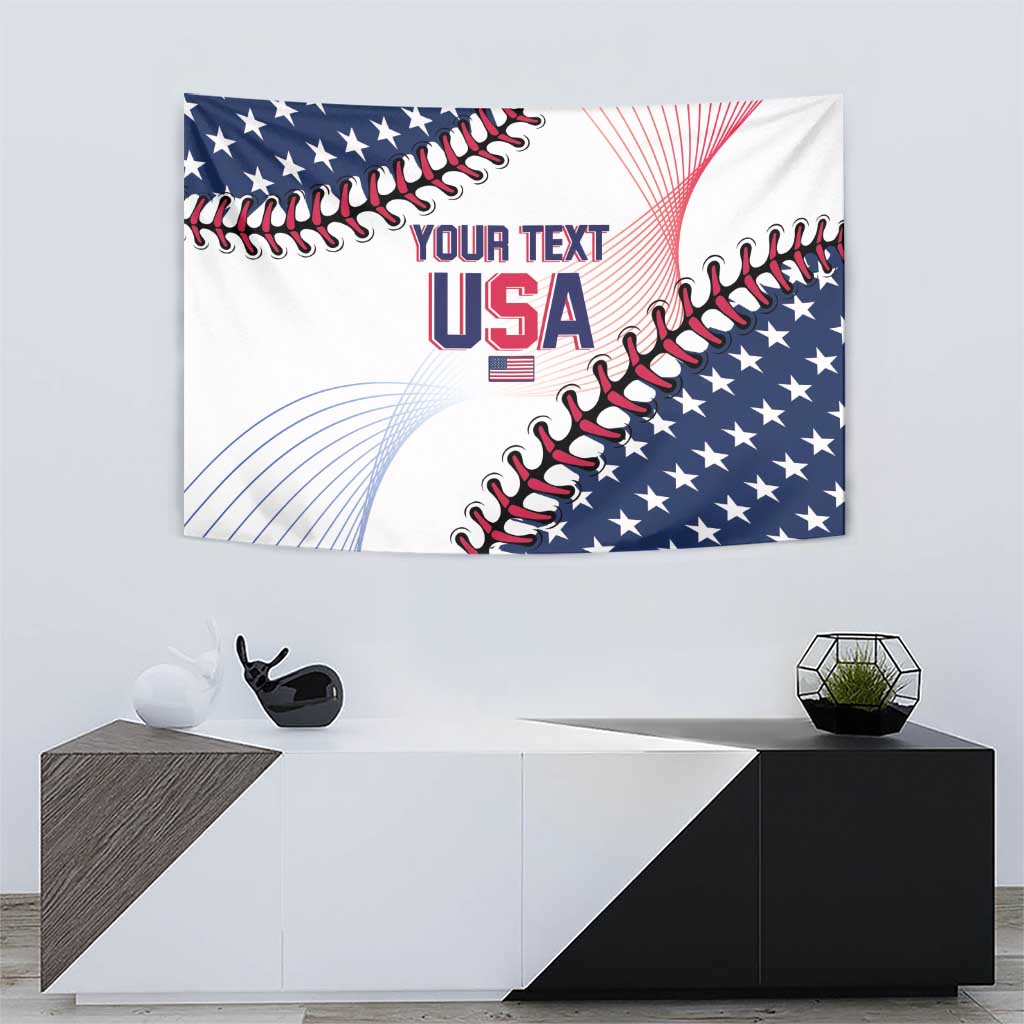 Custom Baseball 2024 USA Tapestry Go United States - Wonder Print Shop
