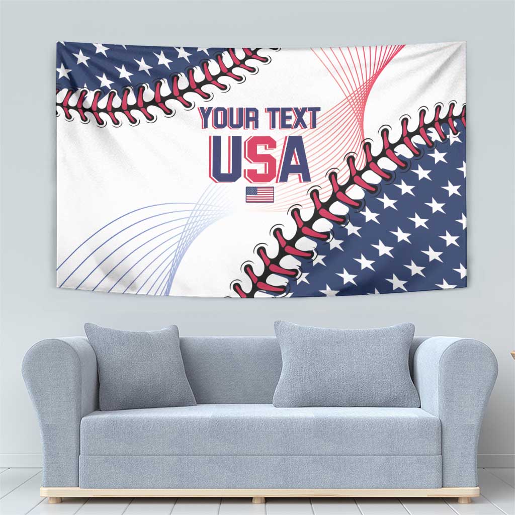 Custom Baseball 2024 USA Tapestry Go United States - Wonder Print Shop