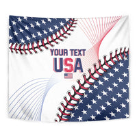 Custom Baseball 2024 USA Tapestry Go United States - Wonder Print Shop
