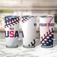 Personalized Baseball 2024 USA Tumbler Cup Go United States - Wonder Print Shop