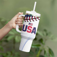Personalized Baseball 2024 USA Tumbler With Handle Go United States - Wonder Print Shop
