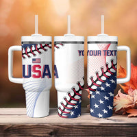 Personalized Baseball 2024 USA Tumbler With Handle Go United States - Wonder Print Shop